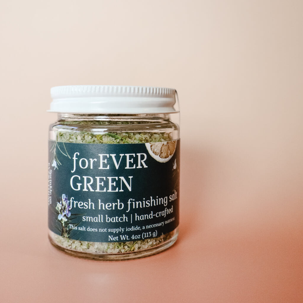 Forever Green Fresh Herb Finishing Salt
