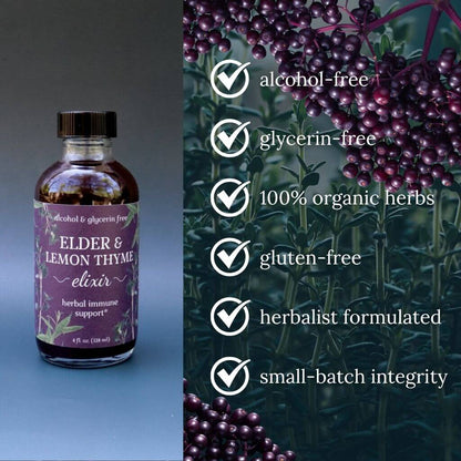 Elder & Lemon Thyme Elixir
