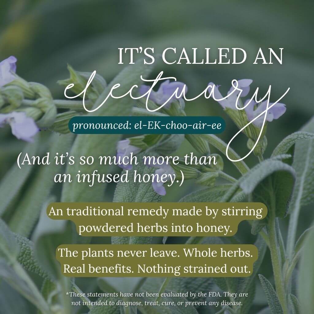 Elder Sage Herbal Honey