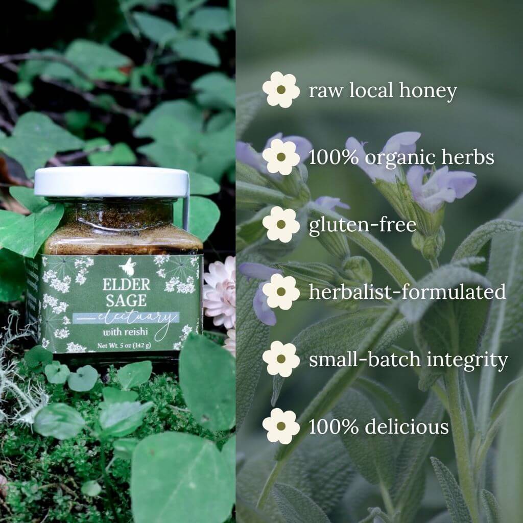 Elder Sage Herbal Honey
