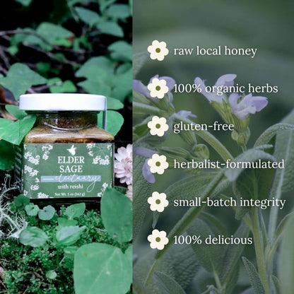 Elder Sage Herbal Honey