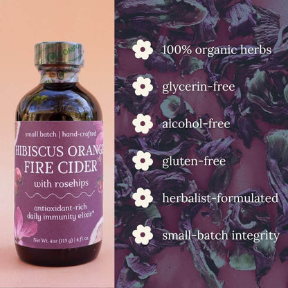 Hibiscus Orange Fire Cider