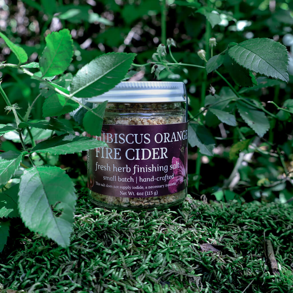 Hibiscus Orange Fire Cider Finishing Salt
