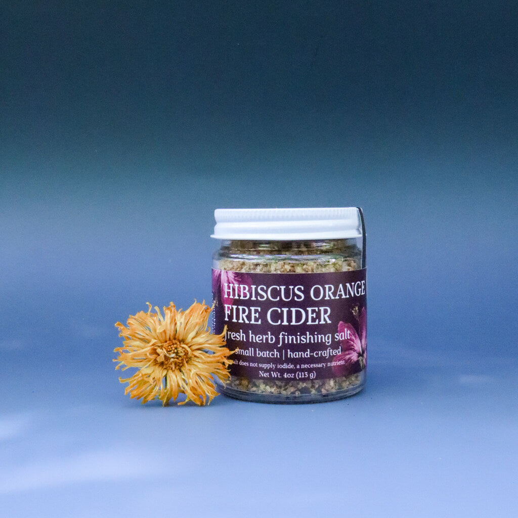 Hibiscus Orange Fire Cider Finishing Salt