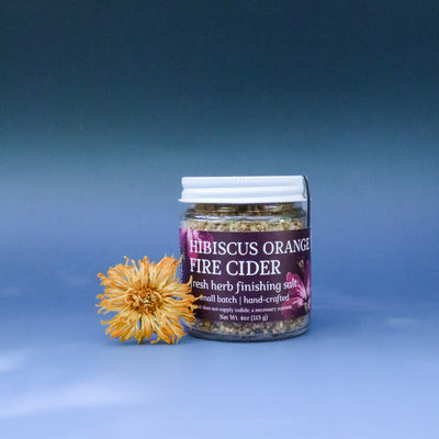 Hibiscus Orange Fire Cider Finishing Salt