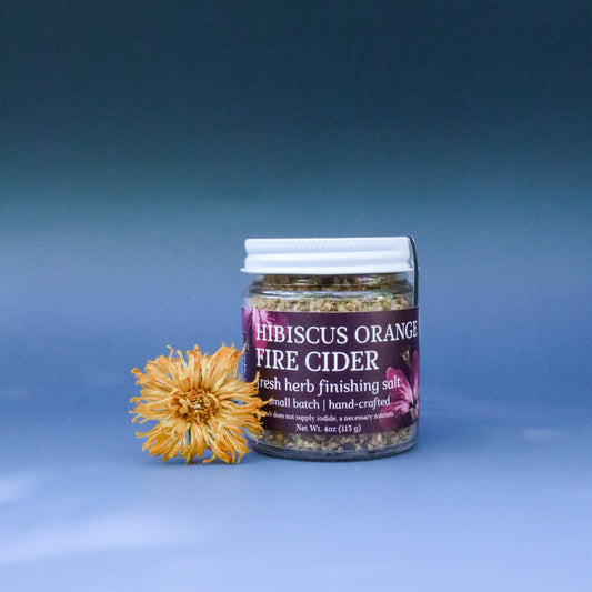 Hibiscus Orange Fire Cider Finishing Salt