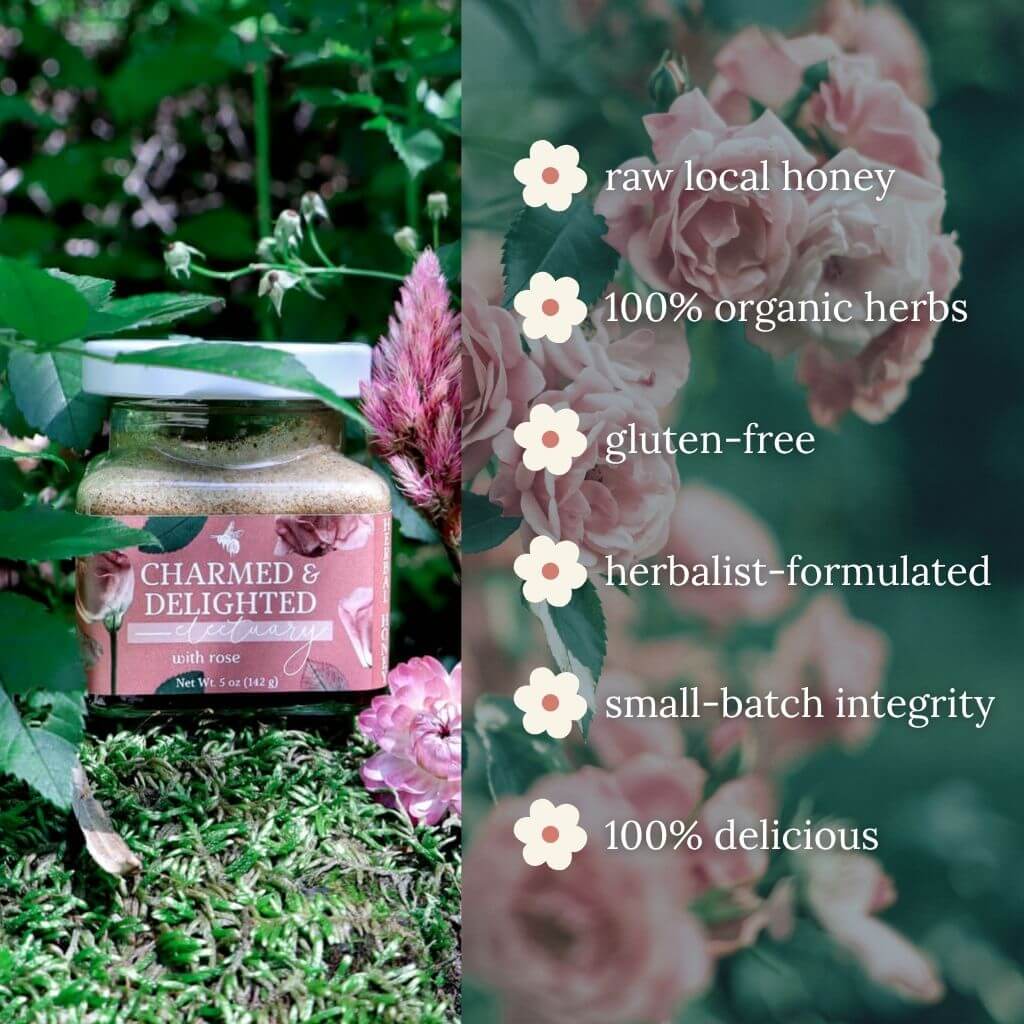 Charmed & Delighted Herbal Honey